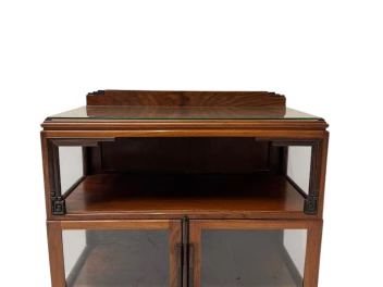 Art Deco Amsterdamse School Display Cabinet, 1920s